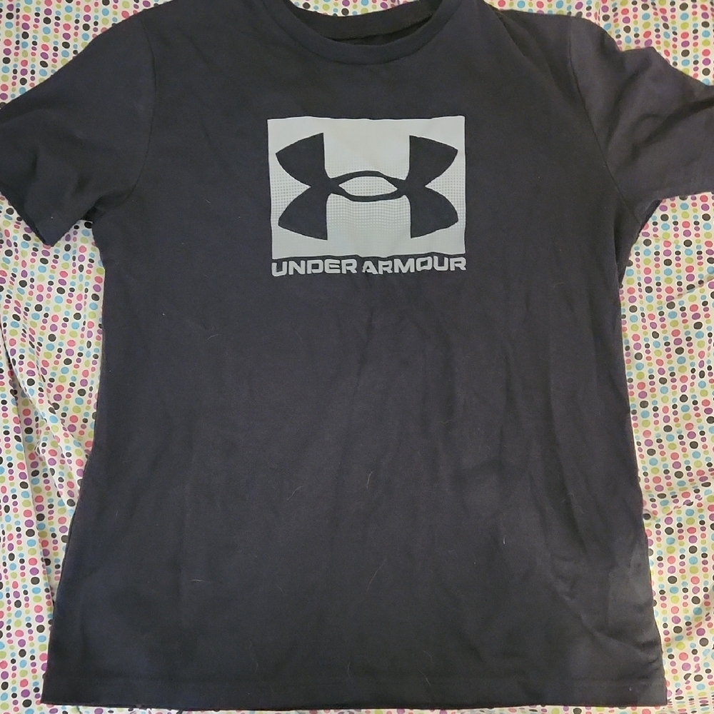 Under Armour Kids Black Short Sleeve Tee